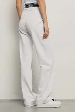 Pantaloni & Leggings^Gaëlle Pantalone con elastico logato • - Paris Bianco