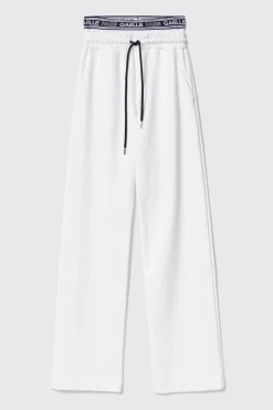 Pantaloni & Leggings^Gaëlle Pantalone con elastico logato • - Paris Bianco