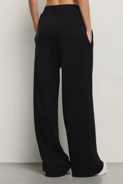 Pantaloni & Leggings^Gaëlle Pantalone dritto con etichetta davanti • - Paris Nero