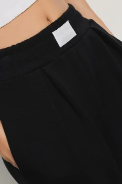 Pantaloni & Leggings^Gaëlle Pantalone dritto con etichetta davanti • - Paris Nero