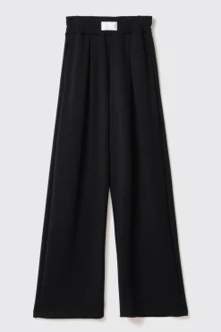 Pantaloni & Leggings^Gaëlle Pantalone dritto con etichetta davanti • - Paris Nero