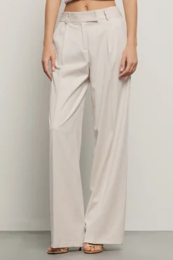 Pantaloni & Leggings^Gaëlle Pantalone dritto con stiro in piega • - Paris Gesso