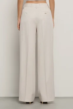 Pantaloni & Leggings^Gaëlle Pantalone dritto con stiro in piega • - Paris Gesso