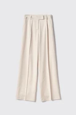 Pantaloni & Leggings^Gaëlle Pantalone dritto con stiro in piega • - Paris Gesso