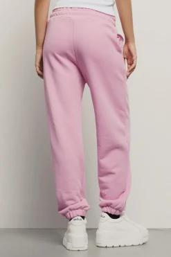 Pantaloni & Leggings^Gaëlle Pantalone in felpa tasche alla francese e stampa • - Paris Rosa orchidea
