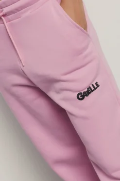 Pantaloni & Leggings^Gaëlle Pantalone in felpa tasche alla francese e stampa • - Paris Rosa orchidea