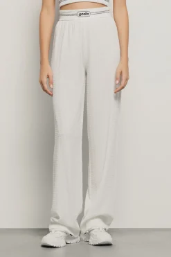 Pantaloni & Leggings^Gaëlle Pantalone largo con cinto logato • - Paris Bianco