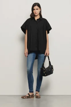 Pantaloni & Leggings|Denim^Gaëlle Pantalone mandy skinny carry over con morsetti • - Paris Blu