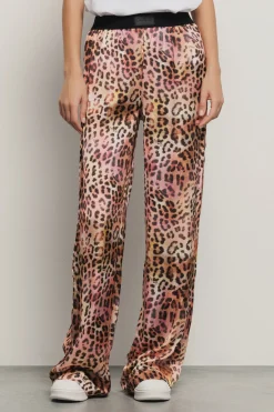 Pantaloni & Leggings^Gaëlle Pantalone morbido in raso stampato • - Paris Macula multicolor