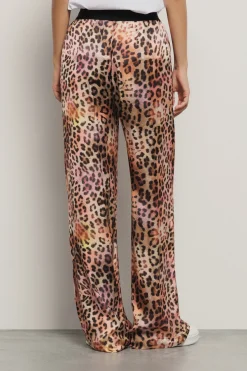 Pantaloni & Leggings^Gaëlle Pantalone morbido in raso stampato • - Paris Macula multicolor