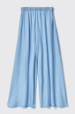 Pantaloni & Leggings|Denim^Gaëlle Pantalone palazzo ampio • - Paris Blu