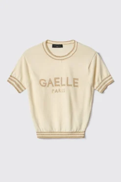 Maglieria^Gaëlle Pullover regular manica corta • - Paris Off white