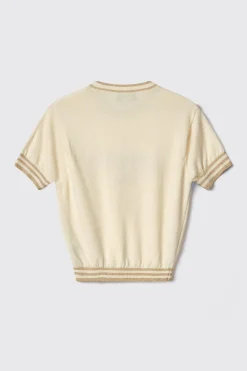 Maglieria^Gaëlle Pullover regular manica corta • - Paris Off white