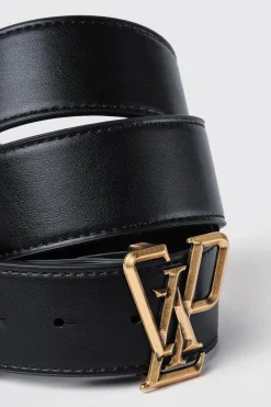 Cinture^Gaëlle Reg belt con fibbia glp • - Paris Oro nero
