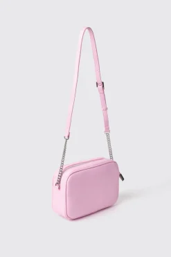Borse A Mano^Gaëlle Reg camera bag con logo in metallo • - Paris Rosa
