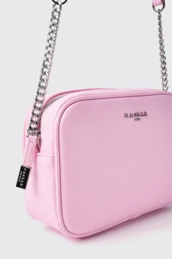 Borse A Mano^Gaëlle Reg camera bag con logo in metallo • - Paris Rosa