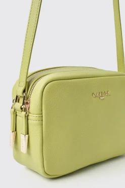 Borse A Mano|Borse Mini^Gaëlle Reg camera bag con logo in metallo • - Paris Lime