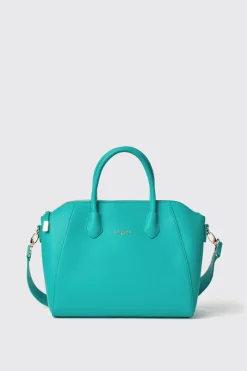 Borse A Mano|Shopper & Zaini^Gaëlle Reg duffle con logo in metallo • - Paris Verde menta