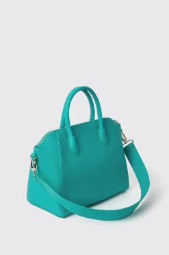 Borse A Mano|Shopper & Zaini^Gaëlle Reg duffle con logo in metallo • - Paris Verde menta