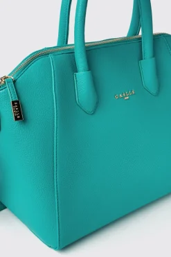 Borse A Mano|Shopper & Zaini^Gaëlle Reg duffle con logo in metallo • - Paris Verde menta
