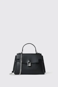 Borse A Mano|Borse A Tracolla^Gaëlle Reg hand bag con lucchetto logato • - Paris Nero