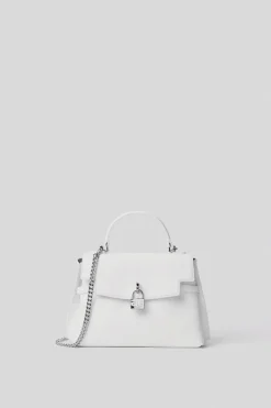 Borse A Mano^Gaëlle Reg hand bag con lucchetto logato • - Paris Bianco
