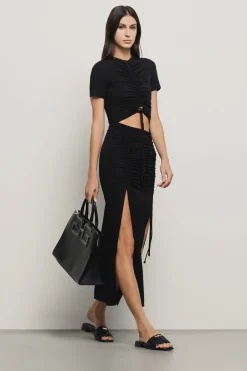 Borse A Mano|Borse A Tracolla^Gaëlle Reg hand bag in vernice con maxi patch double g • - Paris Nero