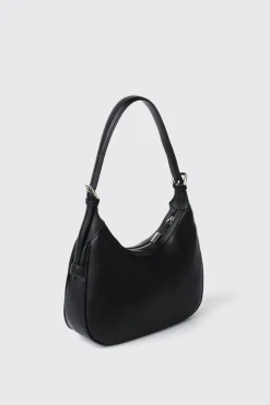 Borse A Tracolla^Gaëlle Reg hobo con logo patch embossed • - Paris Nero