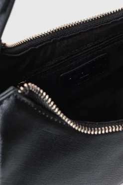 Borse A Mano|Borse A Tracolla^Gaëlle Reg moon bag con logo in metallo e logo catena su tracolla • - Paris Nero