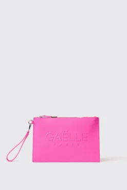 Pochette|Borse A Mano^Gaëlle Reg pochette con logo embossed • - Paris Fucsia