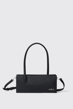 Borse A Mano|Borse A Tracolla^Gaëlle Reg shoulder strap con logo in metallo • - Paris Nero