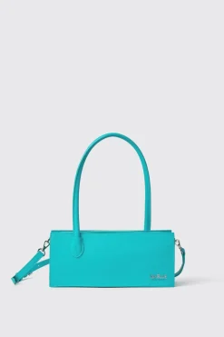 Borse A Mano|Borse A Tracolla^Gaëlle Reg shoulder strap con logo in metallo • - Paris Verde menta