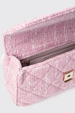 Borse A Tracolla^Gaëlle Reg shoulder strap con logo in metallo e tacolla con perle • - Paris Rosa