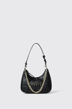 Borse A Tracolla^Gaëlle Reg shoulder strap con matelasse' e logo in metallo • - Paris Nero