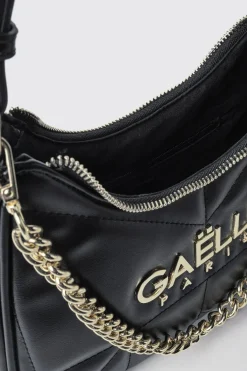 Borse A Tracolla^Gaëlle Reg shoulder strap con matelasse' e logo in metallo • - Paris Nero