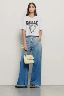 Borse A Tracolla^Gaëlle Reg shoulder strap con matelasse' e logo in metallo • - Paris Bianco