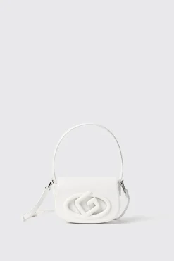 Borse A Mano^Gaëlle Reg shoulder strap maxi g galvanica in tono • - Paris Bianco