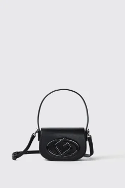 Borse A Mano|Borse A Tracolla^Gaëlle Reg shoulder strap maxi g galvanica in tono • - Paris Nero