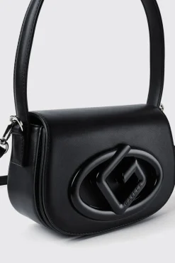 Borse A Mano|Borse A Tracolla^Gaëlle Reg shoulder strap maxi g galvanica in tono • - Paris Nero