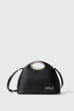 Borse A Mano|Borse A Tracolla^Gaëlle Regular hand bag con logo in metallo • - Paris Nero