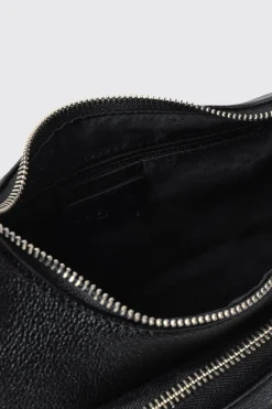 Borse A Mano|Borse A Tracolla^Gaëlle Regular shoulder strap con logo in metallo • - Paris Nero