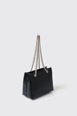 Borse A Tracolla^Gaëlle Regular shoulder strap con logo embossed • - Paris Nero