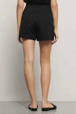 Gonne & Shorts^Gaëlle Short in cady con pinces sul davanti • - Paris Nero