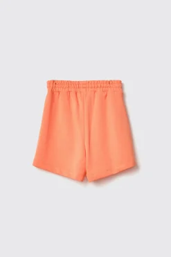 Gonne & Shorts^Gaëlle Short in felpa con cinto elastico e stampa • - Paris Arancio