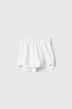 Gonne & Shorts^Gaëlle Short in felpa con elastico e stampa • - Paris Bianco