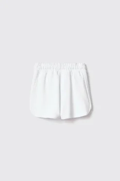 Gonne & Shorts^Gaëlle Short in felpa con elastico e stampa • - Paris Bianco