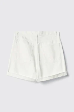 Gonne & Shorts|Denim^Gaëlle Short loose fit con bottoni gioiello su tasche • - Paris Off white
