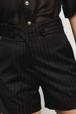 Gonne & Shorts^Gaëlle Short vita regular e bottoni sui fianchi • - Paris Nero