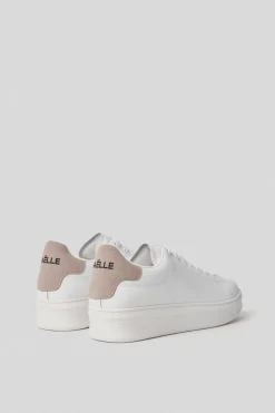 Scarpe^Gaëlle Sneakers addict in action leather con patch in suede • - Paris Safari