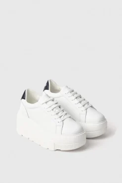 Sneakers^Gaëlle Sneakers addict plateau con logo sulla suola • - Paris Nero